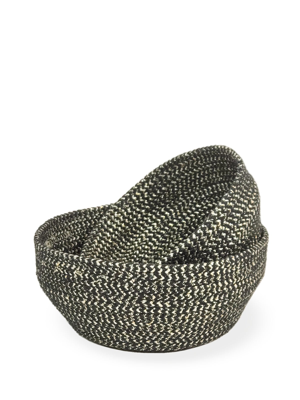 Bol à paillettes , organisateurs rangement pour bureau ,, salon , cuisine et même sale de bain - Noir (lot de 2) - Panier korissa