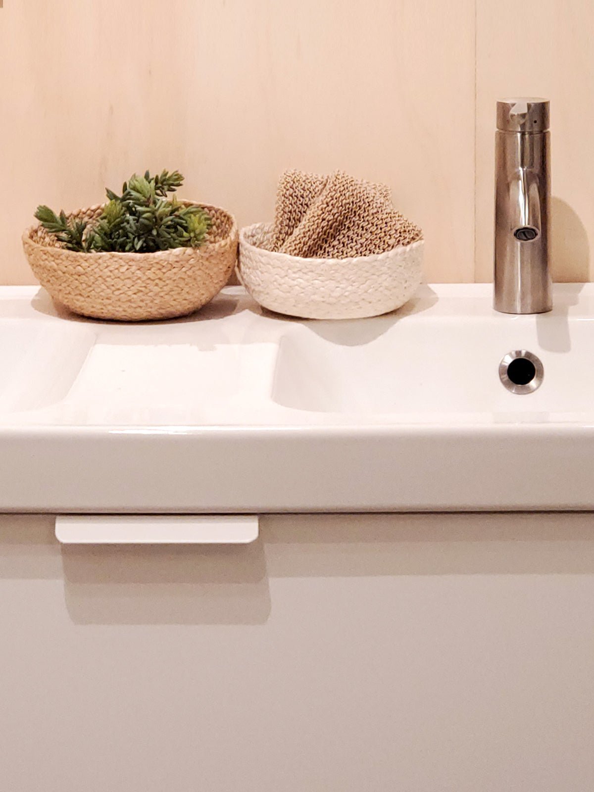 Bol de cuisine , salle de bain bol service à bonbons ou plus Kata - Naturel (lot de 4) - Panier korissa