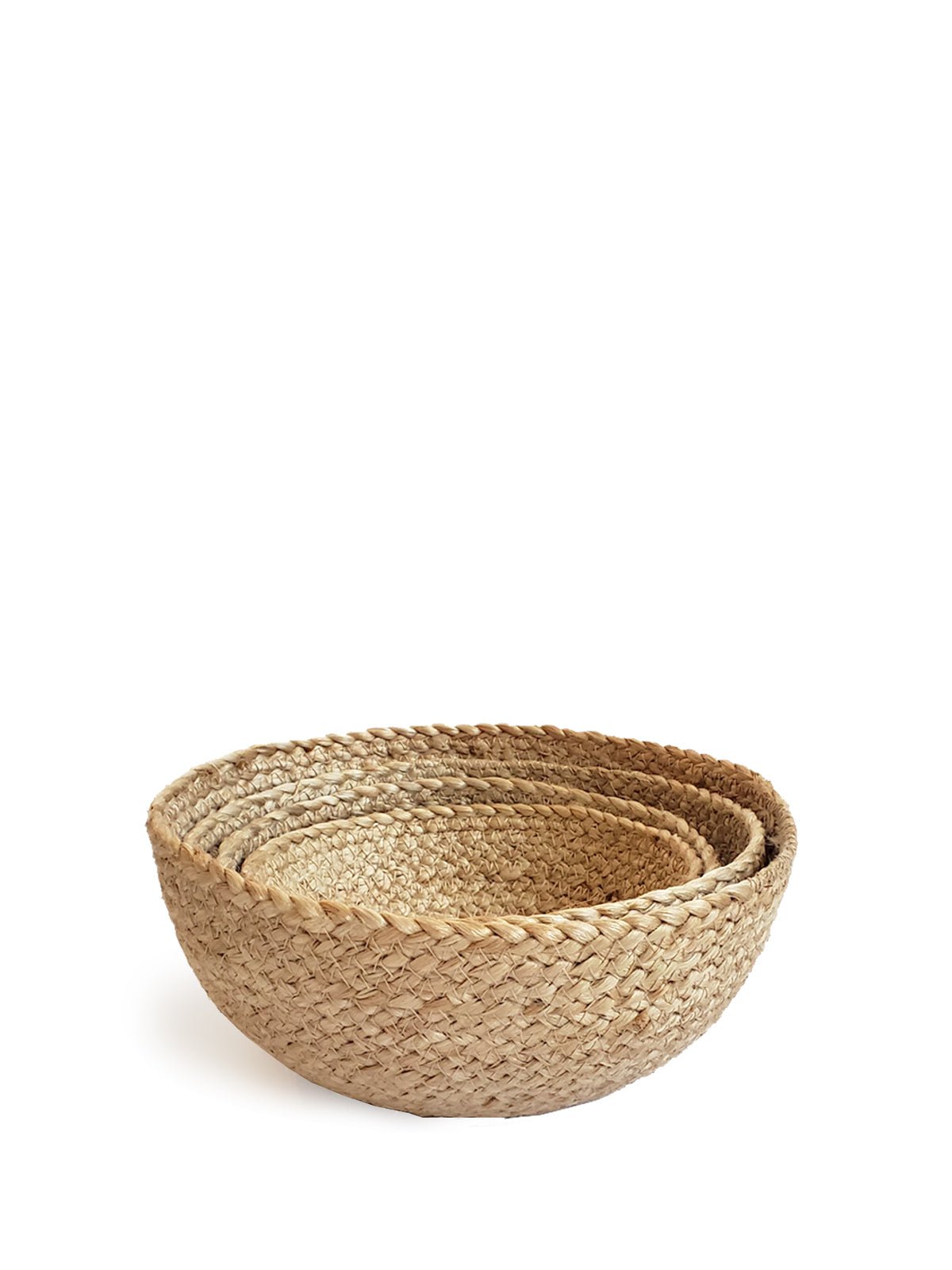 Bol de cuisine , salle de bain bol service à bonbons ou plus Kata - Naturel (lot de 4) - Panier korissa