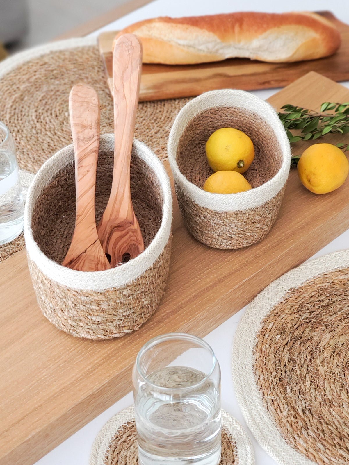 Bol ovale rangement cuisine et de autre de marque Savar (lot de 3) - Panier korissa