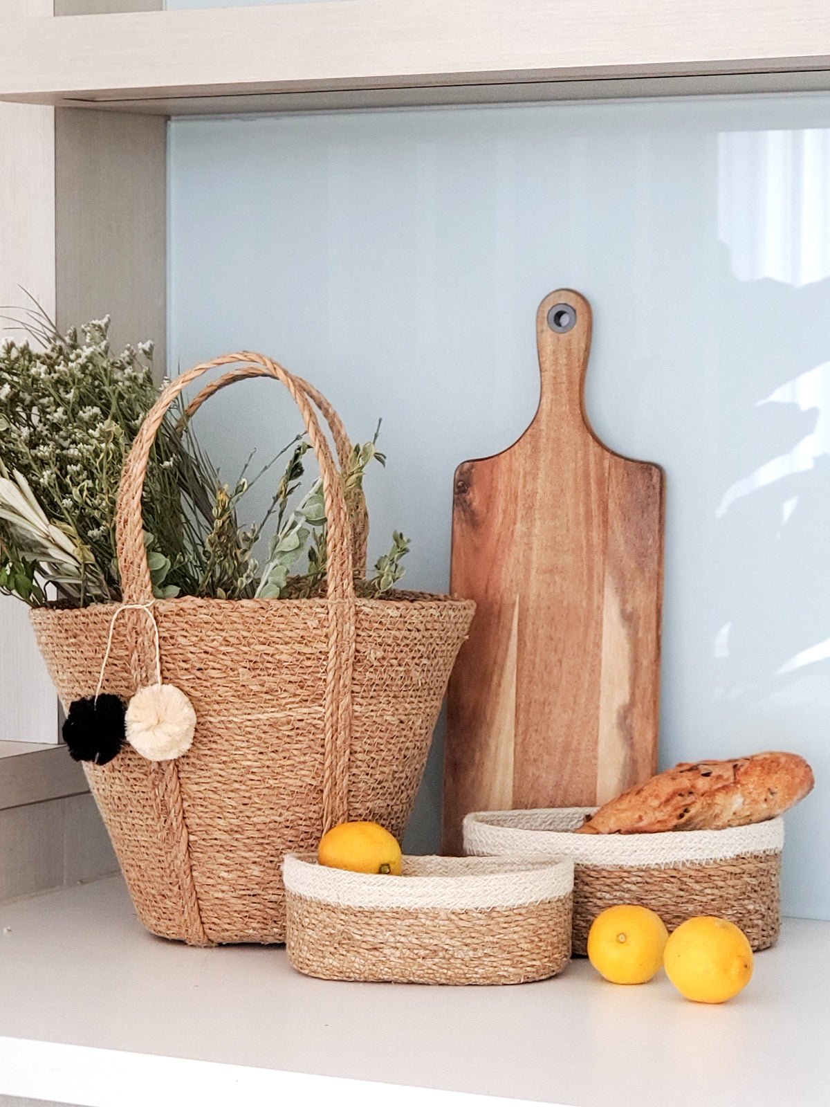 Bol ovale rangement cuisine et de autre de marque Savar (lot de 3) - Panier korissa