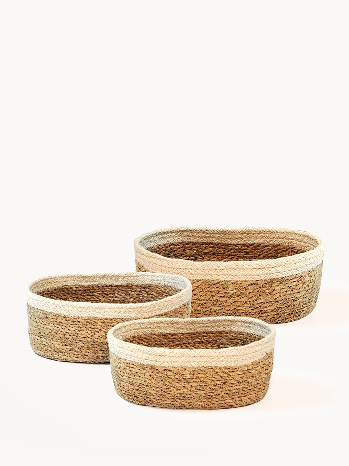 Bol ovale rangement cuisine et de autre de marque Savar (lot de 3) - Panier korissa