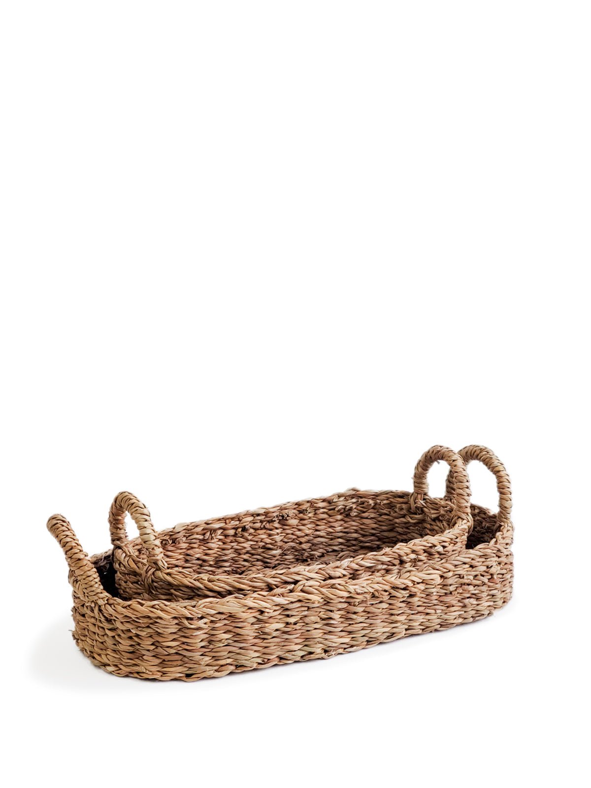 Corbeille à pain / panier décoratif,,plateau Savar avec poignée naturelle - Panier korissa