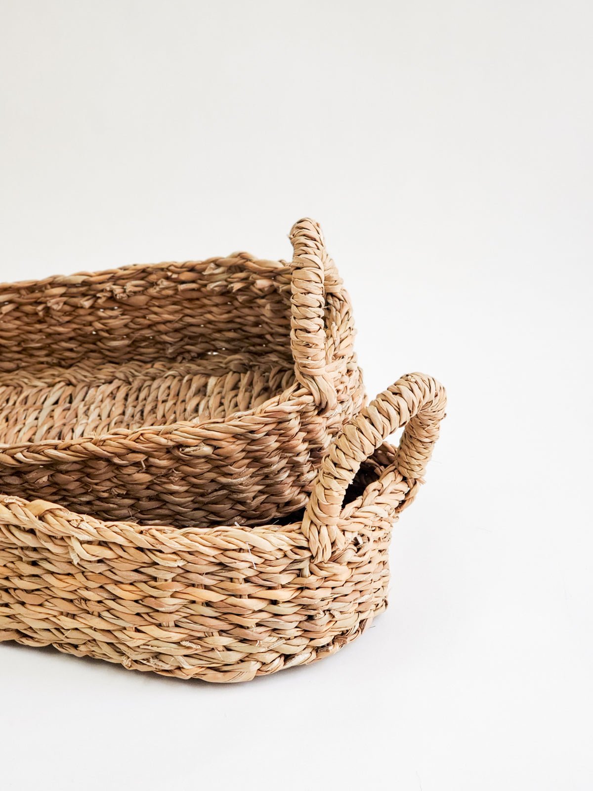 Corbeille à pain / panier décoratif,,plateau Savar avec poignée naturelle - Panier korissa